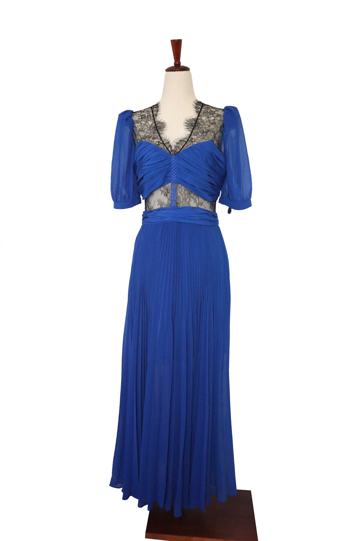 SELF PORTRAIT - Cobalt Blue Long Dress W/ TAGS - US 6