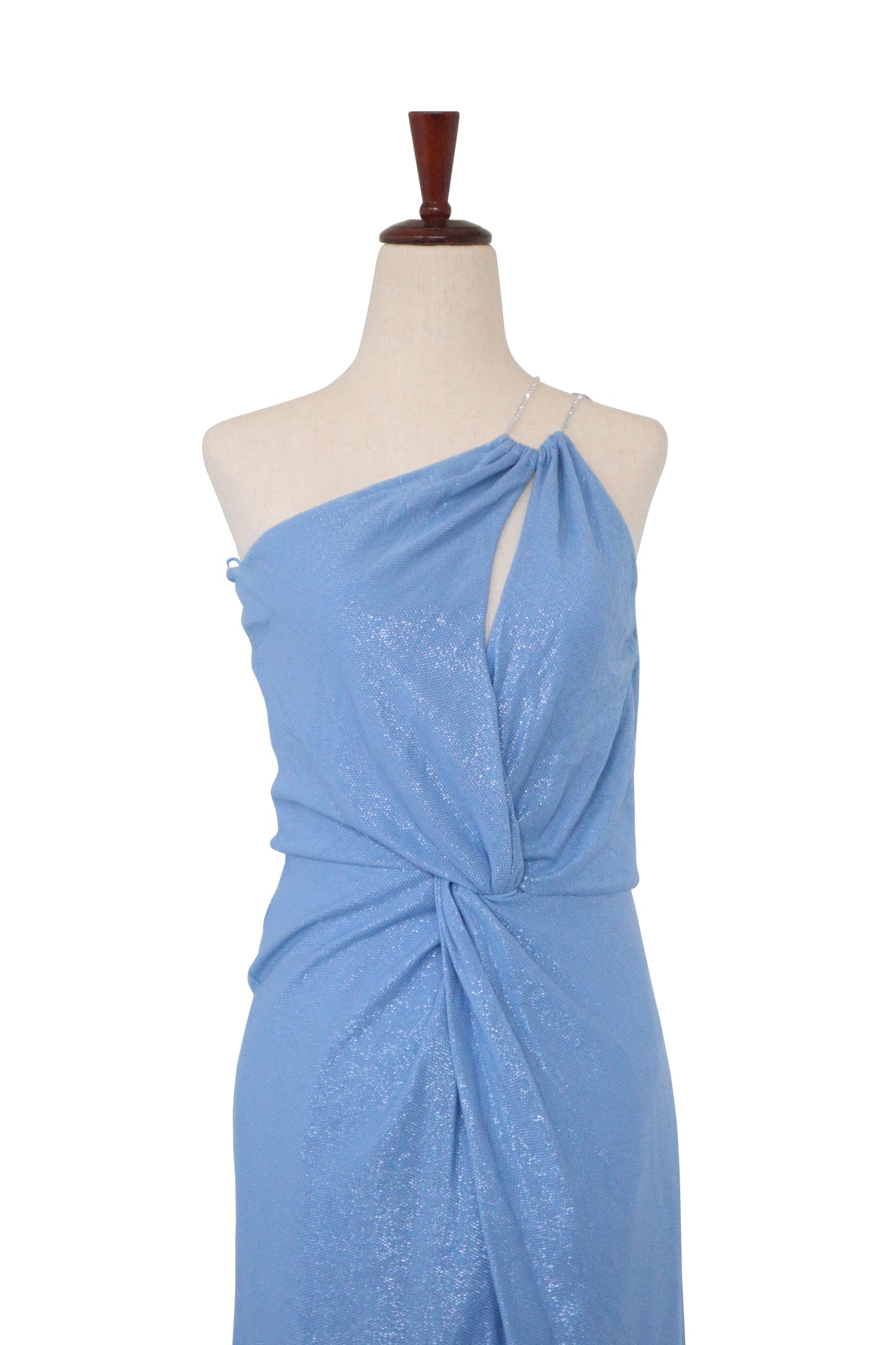 MICHELLE MASON - Light Blue Shimmer Dress W/ TAGS - Size M