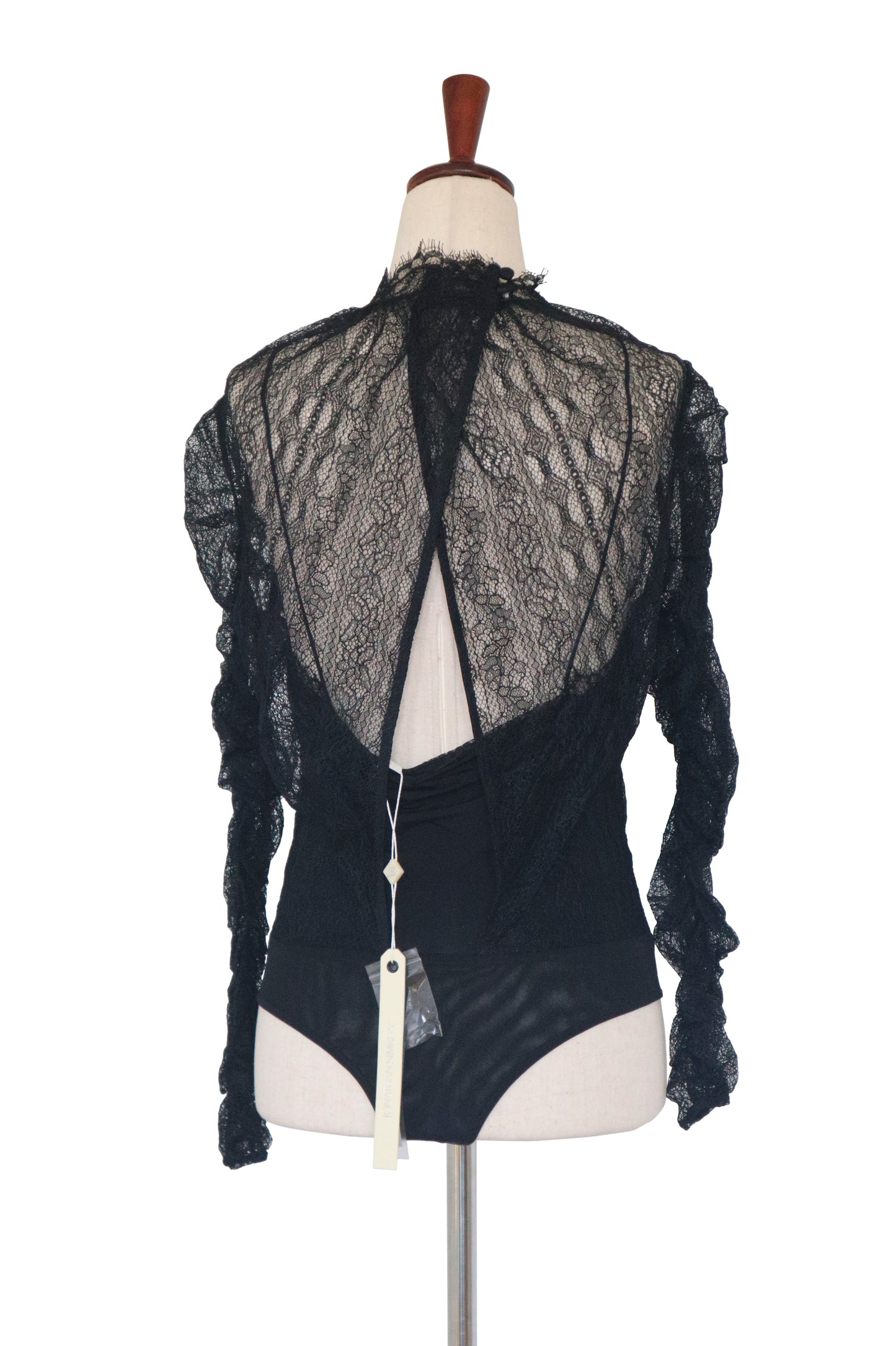 JOHNATHON SIMKHAI - Black Lace Bodysuit W/ TAGS - US 6