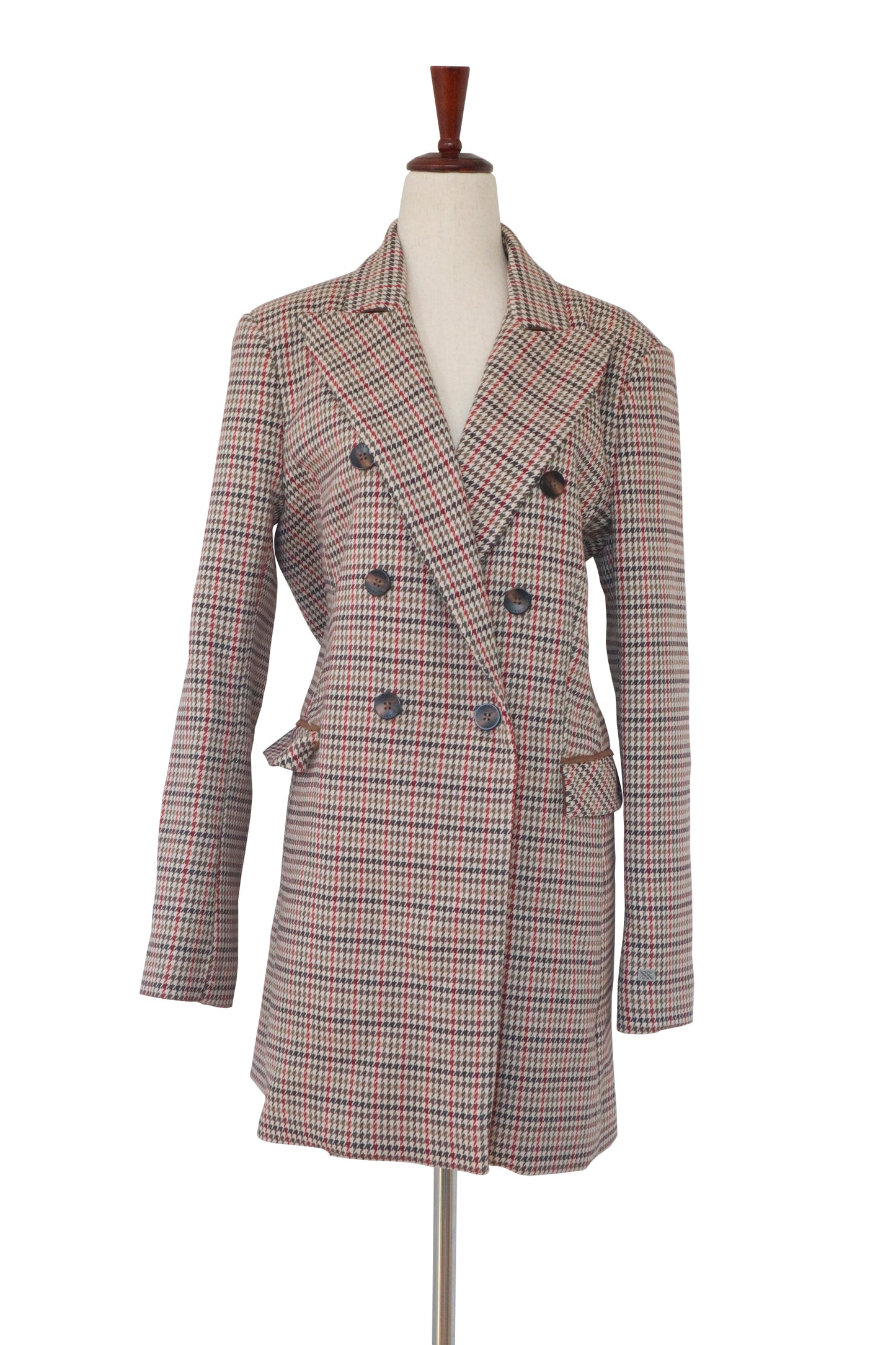 SOIA & KYO - Plaid Coat - Size M