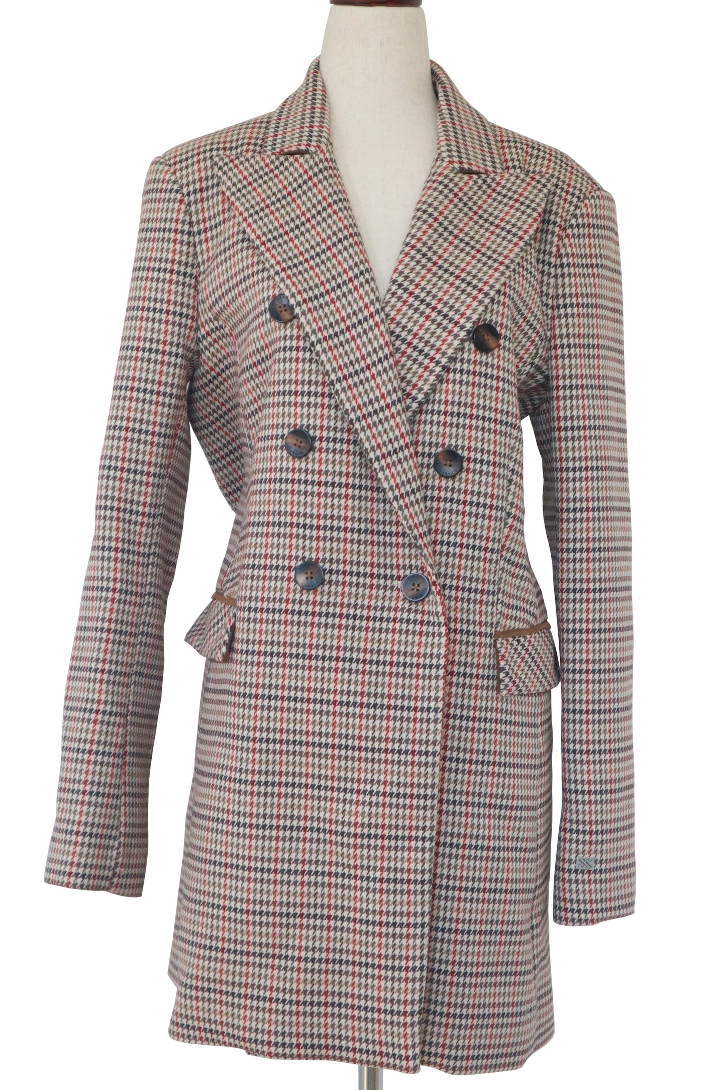 SOIA & KYO - Plaid Coat - Size M