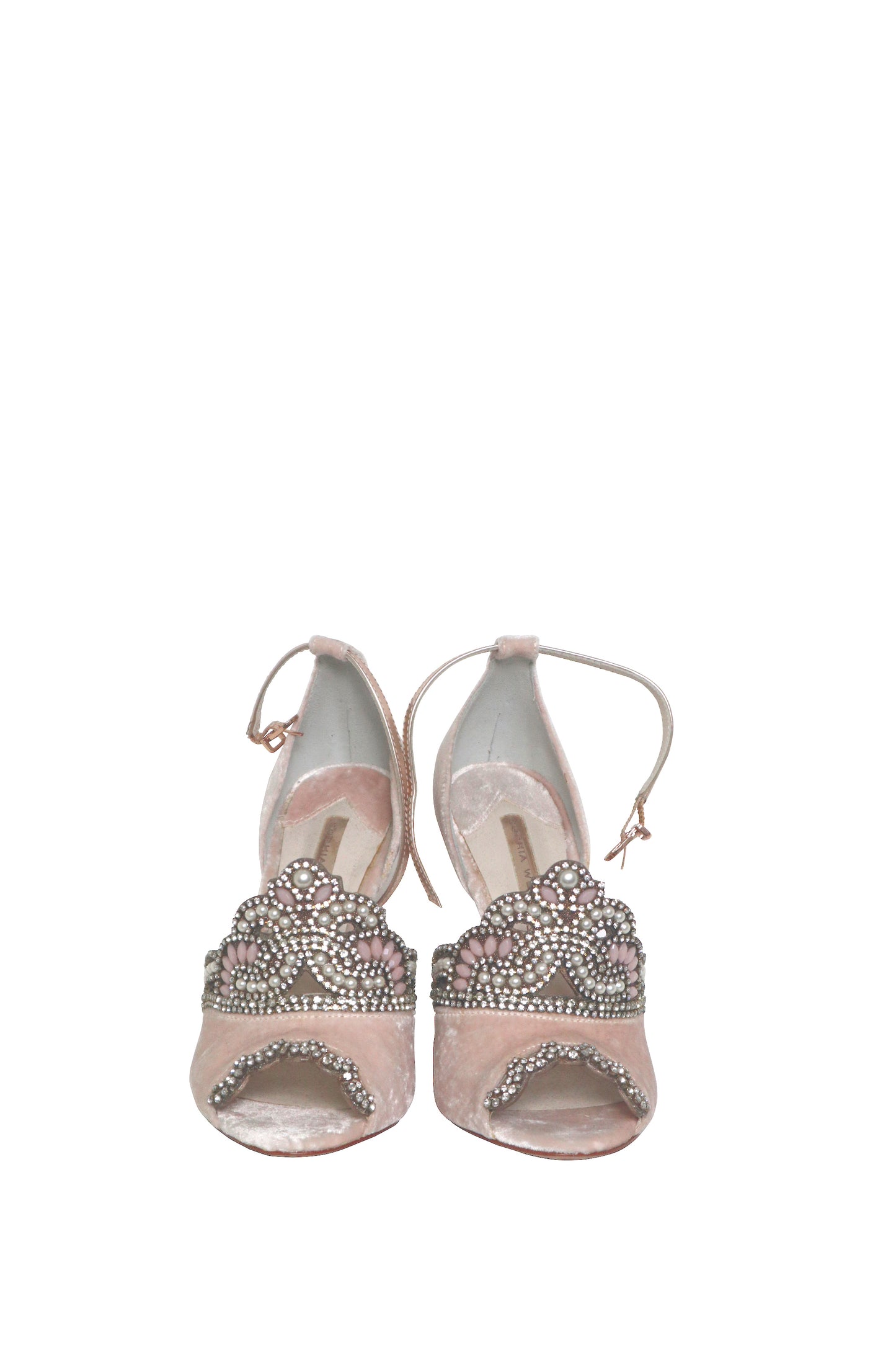 SOPHIA WEBSTER - Light Pink Crown Heels - Size 37.5