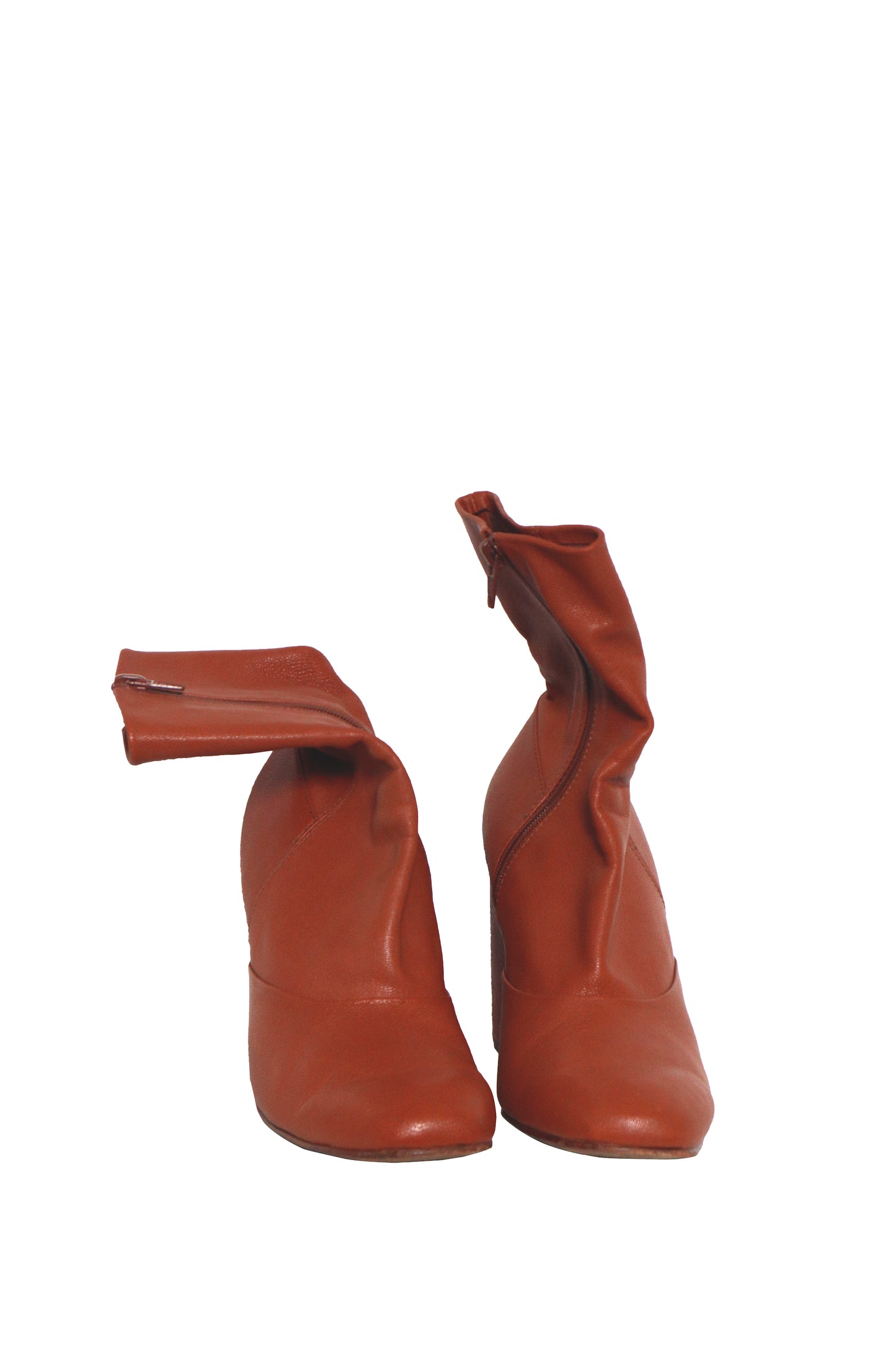 RACHEL COMEY - Cognac Booties - Size 7.5