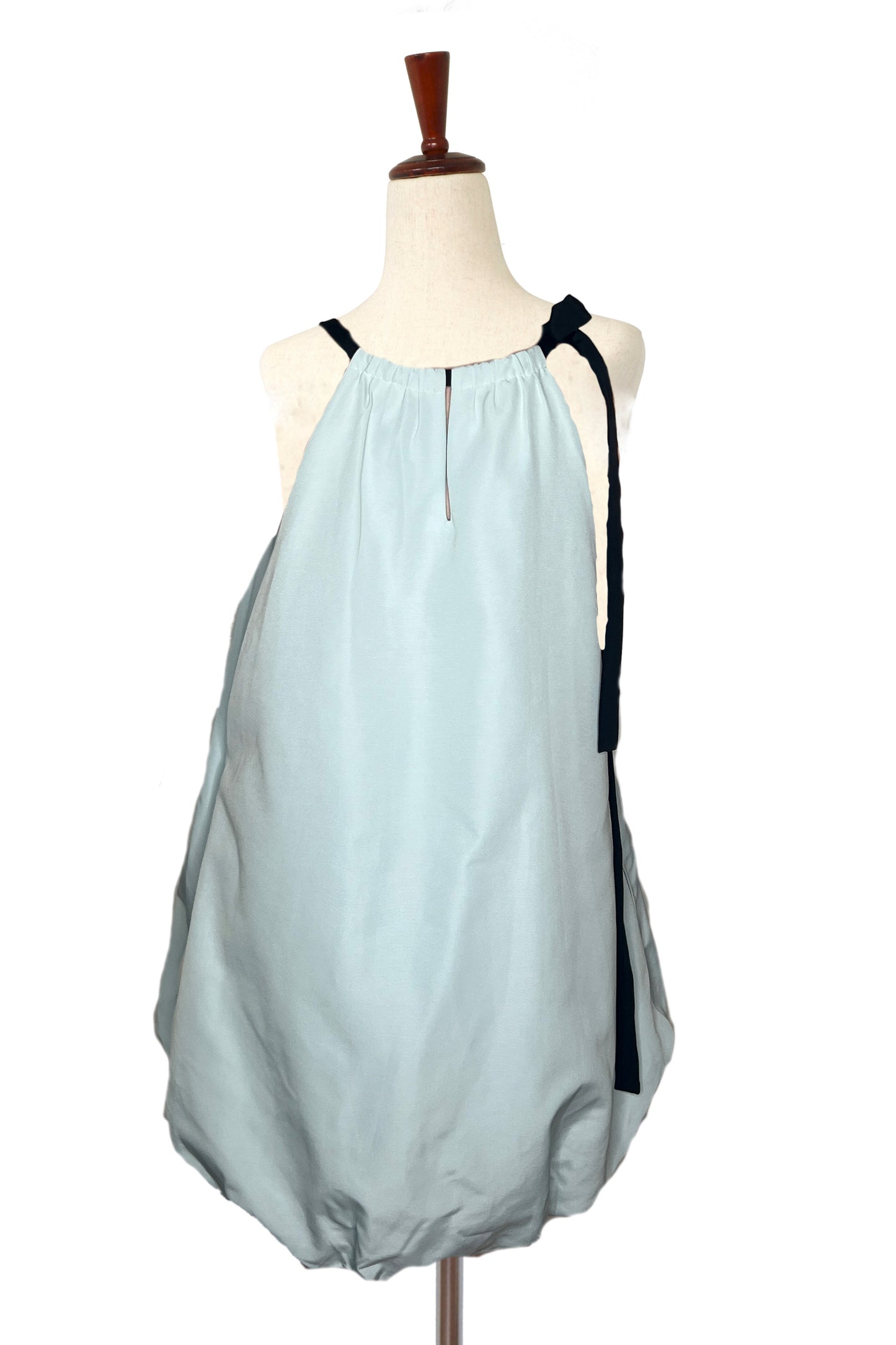 STAUD - Mint Bubble Dress with Shoulder Tie - Size M