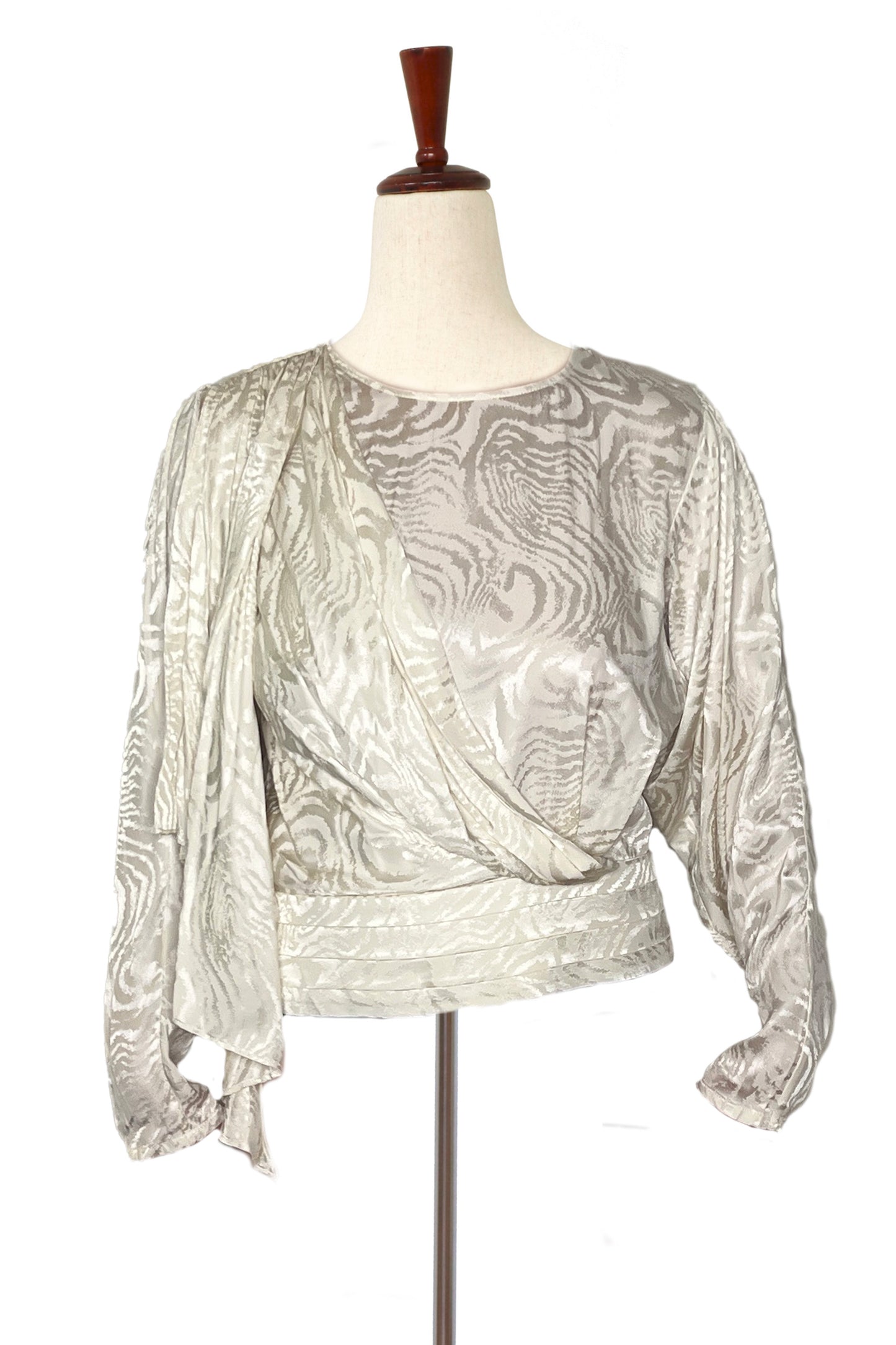 RONNY KOBO - White Long Sleeve Top - Size M