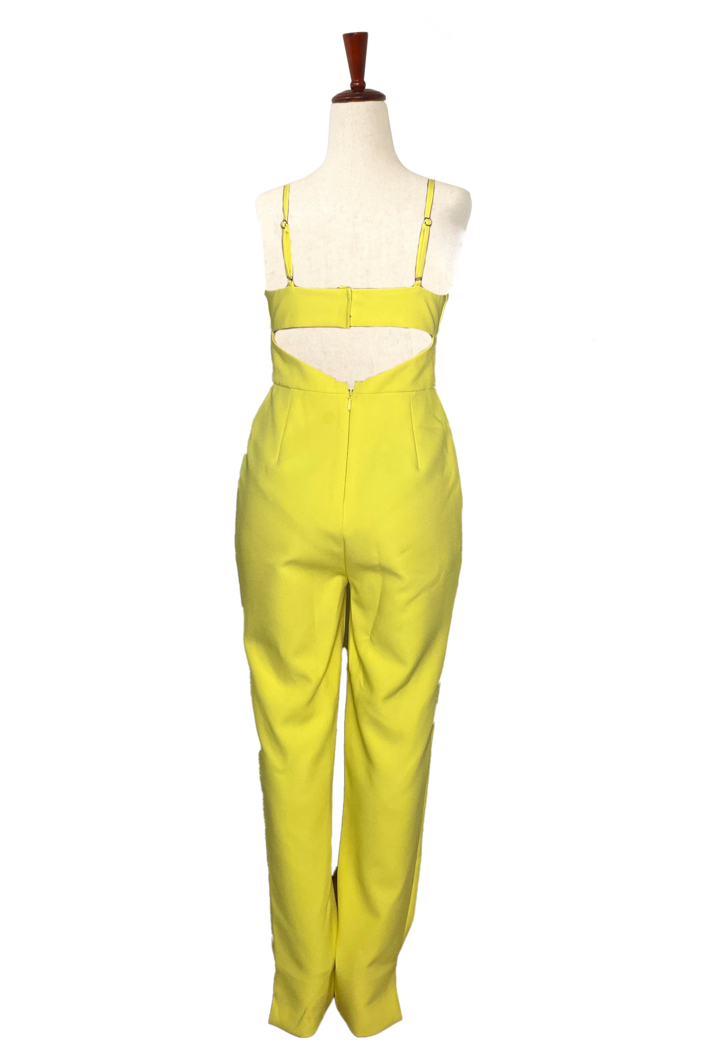 BCBG MAXAZRIA - Yellow Jumpsuit W/ Pockets - Size S