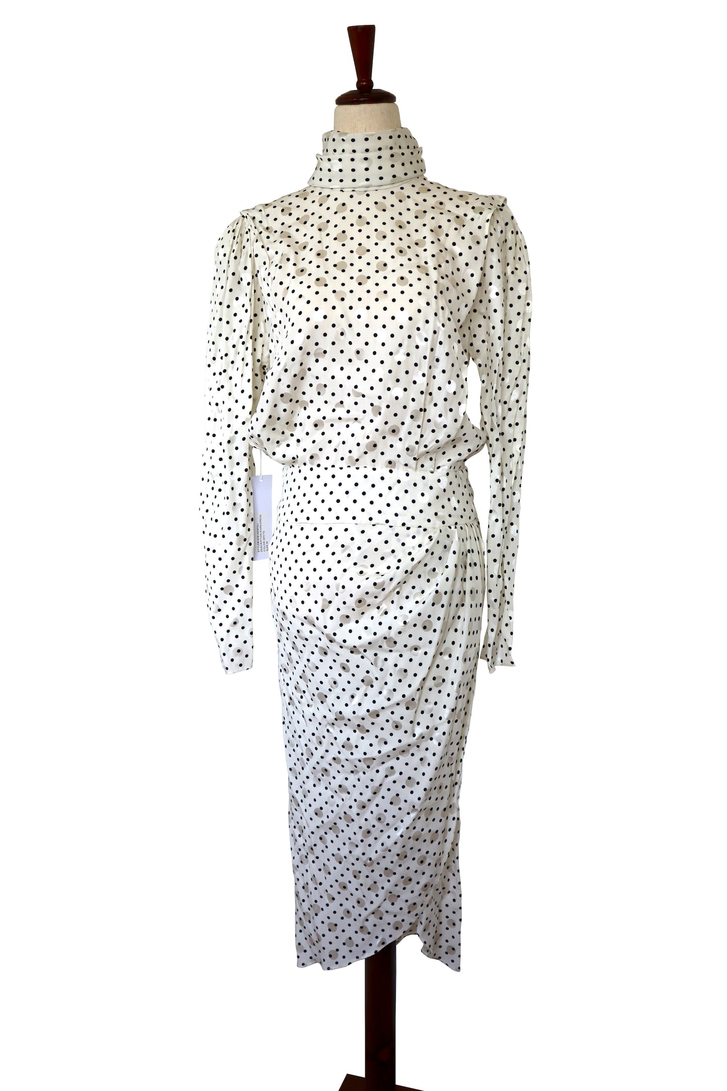RONNIE KOBO - B/W Polka Dot Dress W/ TAGS - Size M