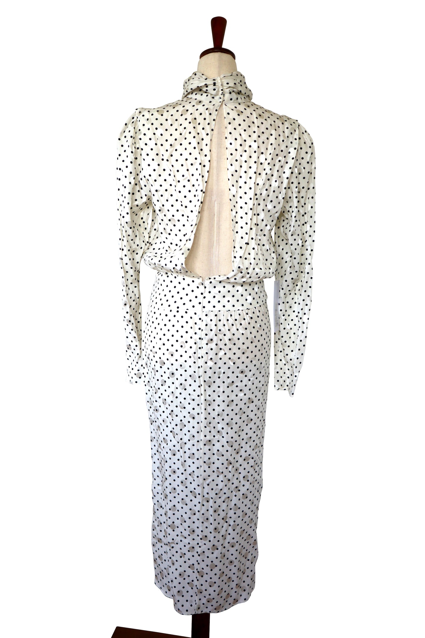 RONNIE KOBO - B/W Polka Dot Dress W/ TAGS - Size M