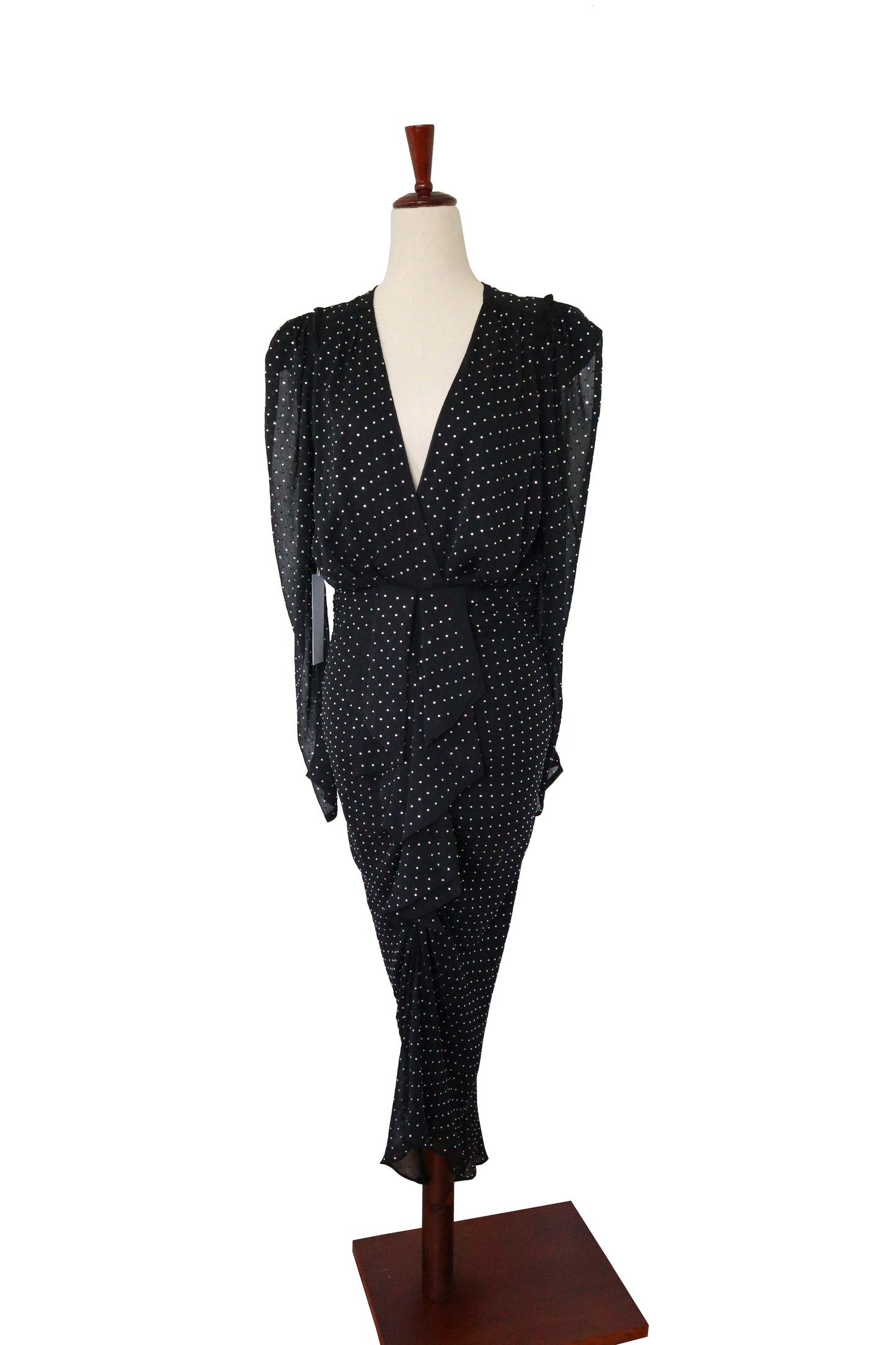 RONNY KOBO - Black Long Sleeve Dress W/ TAGS - Size M