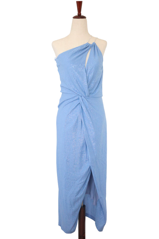 MICHELLE MASON - Light Blue Shimmer Dress W/ TAGS - Size M