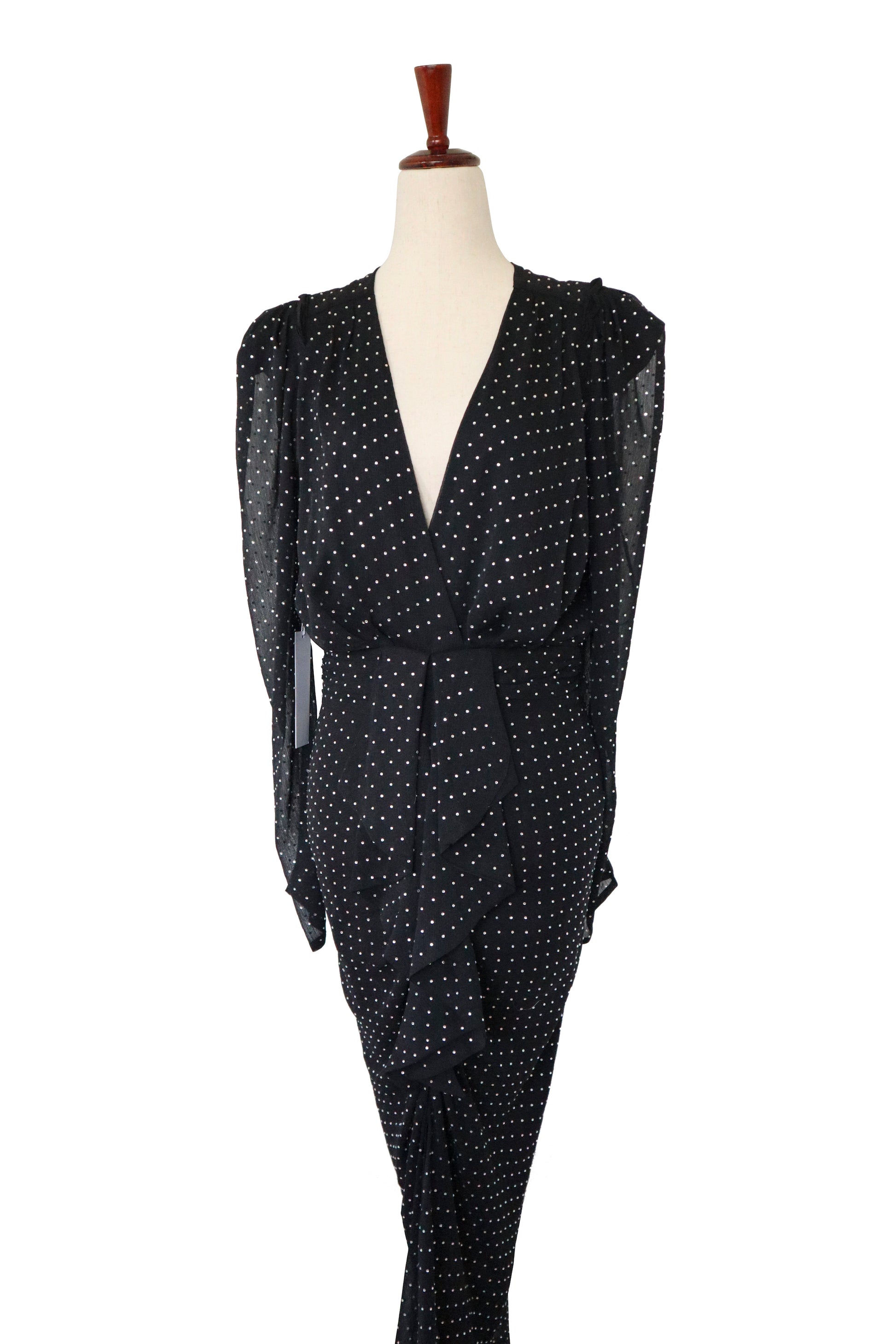 RONNY KOBO - Black Long Sleeve Dress W/ TAGS