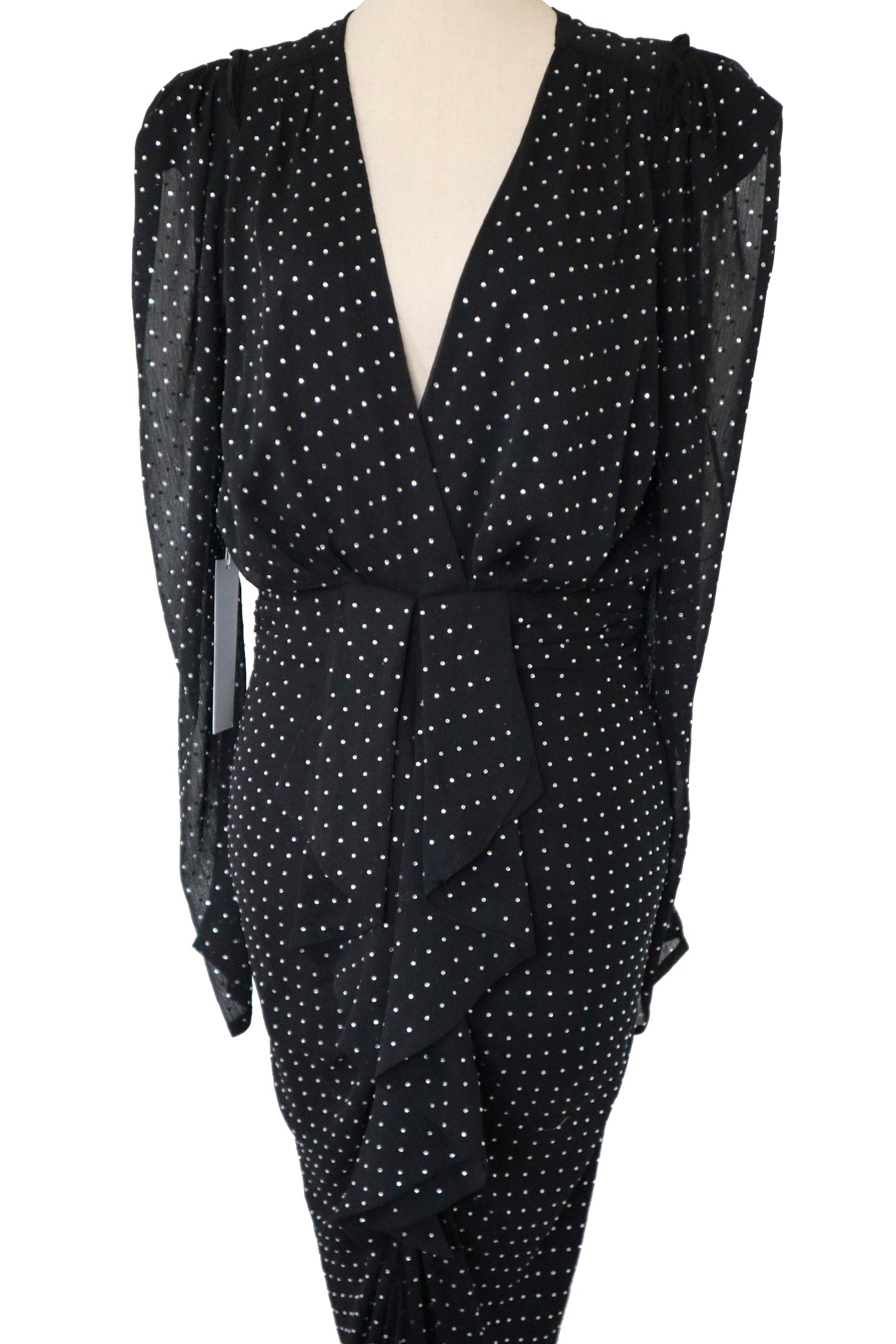RONNY KOBO - Black Long Sleeve Dress W/ TAGS - Size M