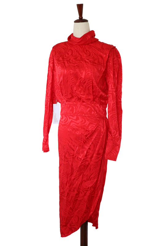 RONNY KOBO - Red Long Sleeve Dress W/ TAGS - Size M
