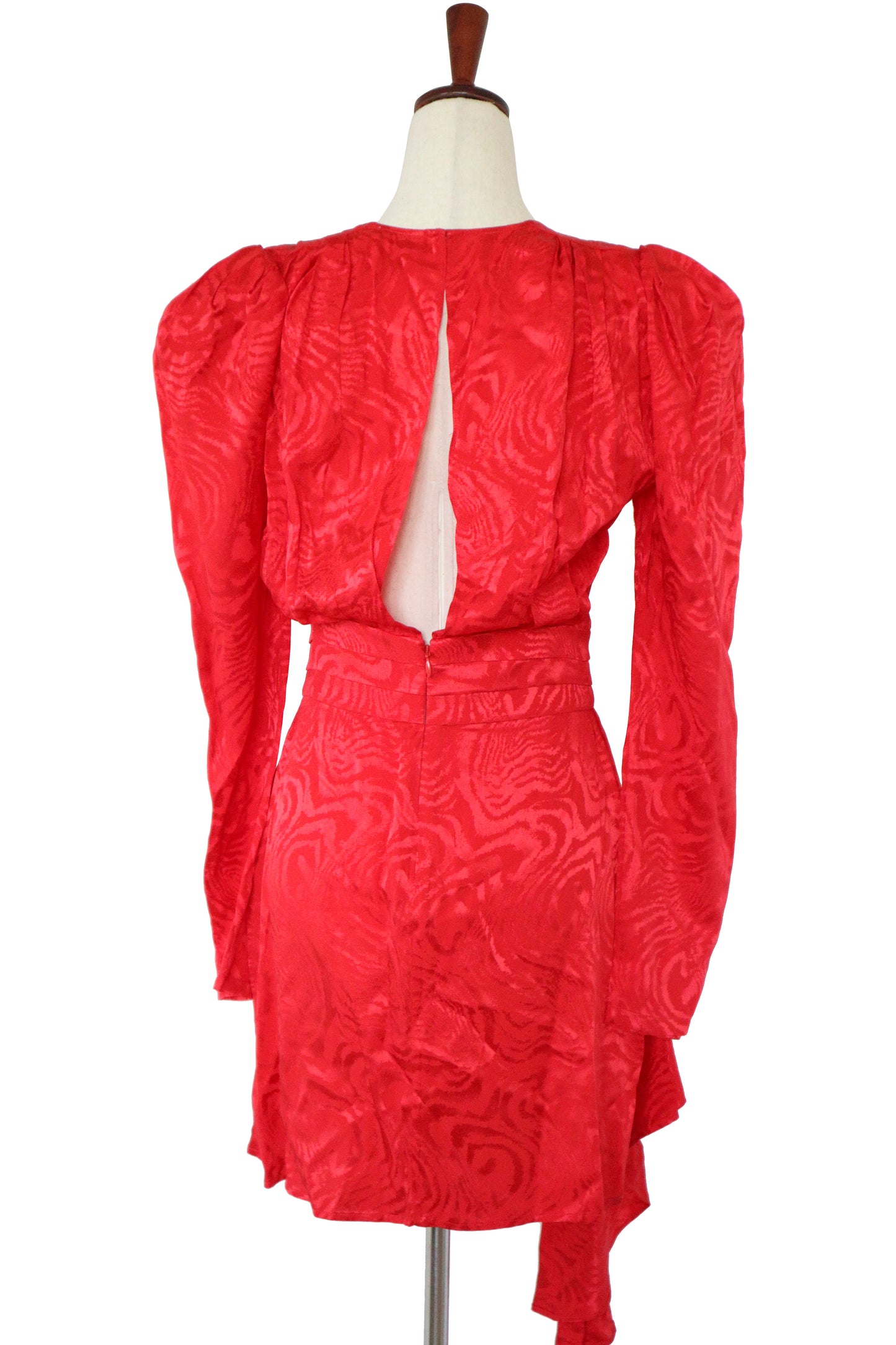 RONNY KOBO - Red Long Sleeve Mini Dress - Size M